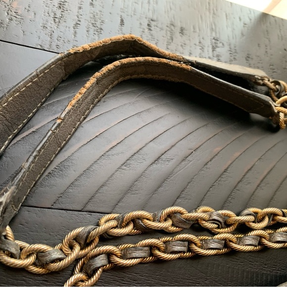 Marc Jacobs Astor Leather Quilted Shoulder Tote Bag Metallic - Picture 11 of 14